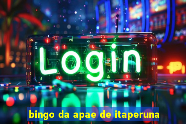 bingo da apae de itaperuna